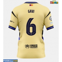 Barcelona Paez Gavi #6 Auswärtstrikot 2025-26 Kurzarm